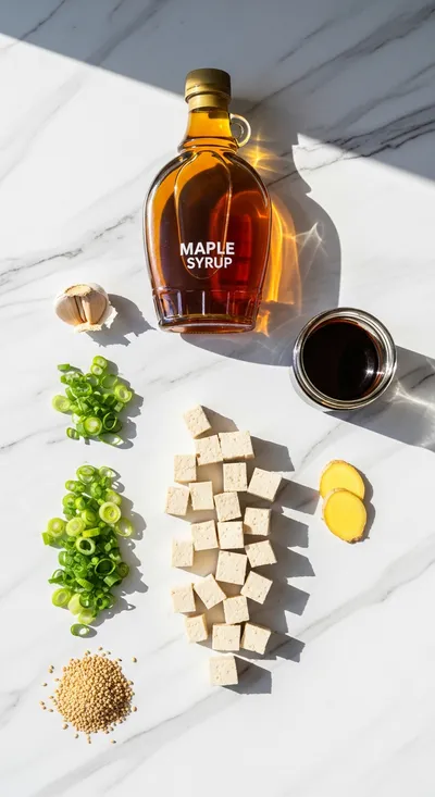 Maple Hoisin Tofu – Easy Sweet & Savory Recipe - cooking process