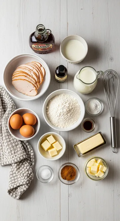 Maple Turkey Pancake Muffins – Quick Breakfast - cooking process