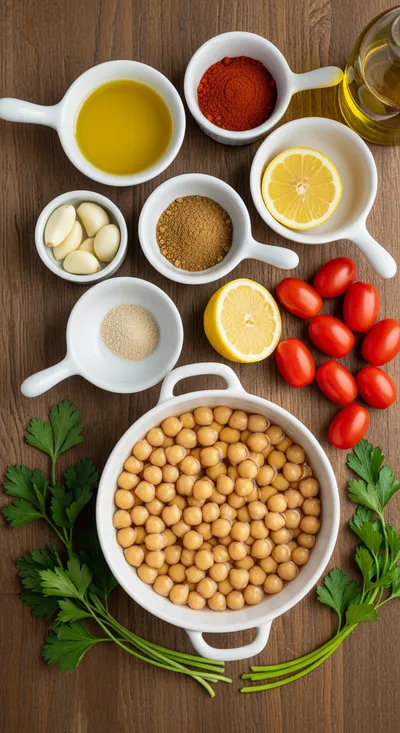 Marry Me Chickpeas - cooking process