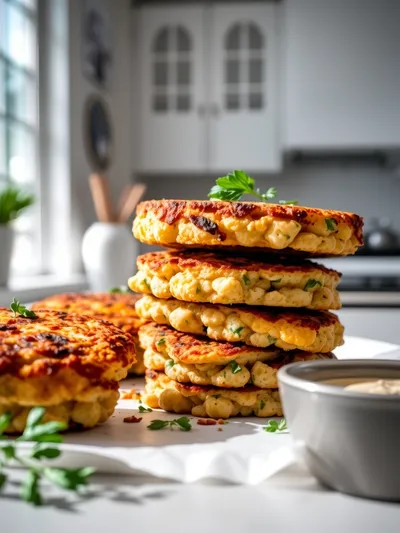 Mediterranean Chickpea Fritters