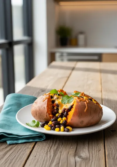 Mexican Stuffed Sweet Potatoes