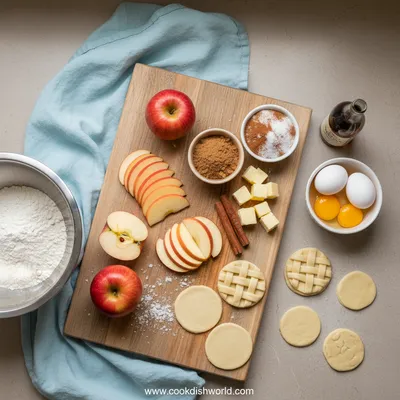 Mini Apple Pies - cooking process