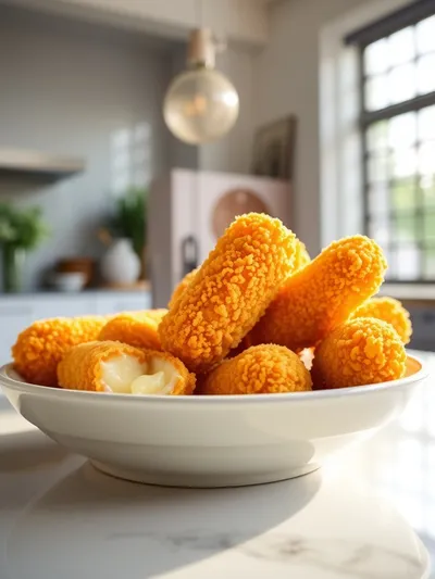 Easy Homemade Mozzarella Sticks