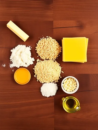 Easy Homemade Mozzarella Sticks - ingredients preparation