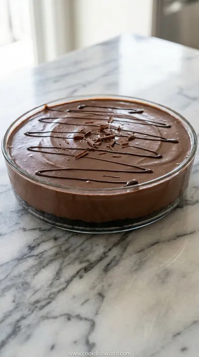 No-Bake Chocolate Cheesecake