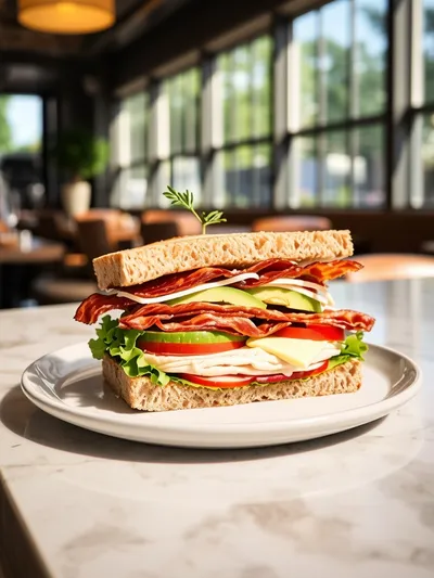No Bread Turkey Club Recipe - cooking process