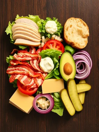 No Bread Turkey Club Recipe - ingredients preparation