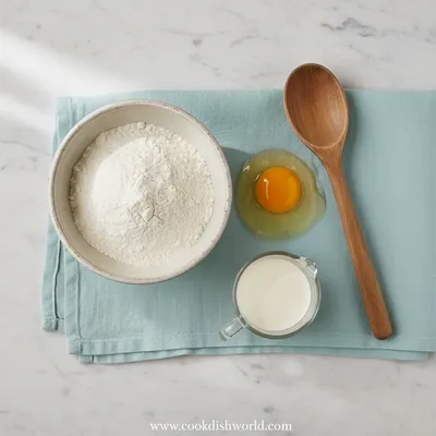 No Yeast 2-Ingredient Bread - cooking process