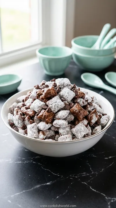 Nutella Puppy Chow Chex Mix