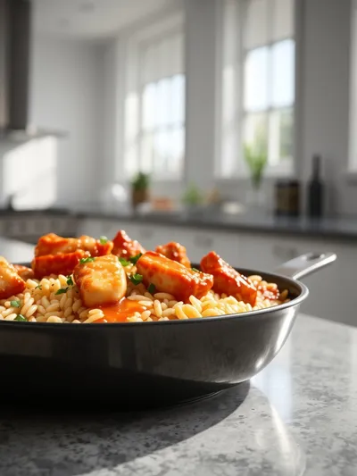 One-Pan Bold Honey BBQ Chicken Rice