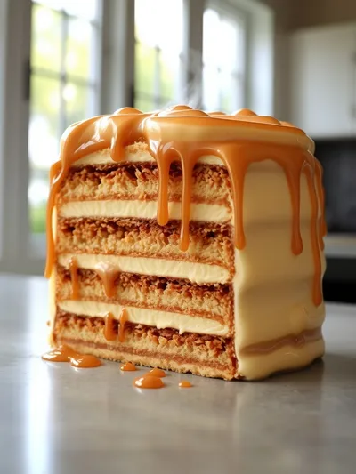 Ooey Gooey Cinnamon Roll Cake