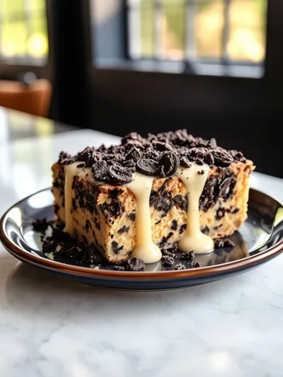 Oreo Dump Cake – 5 Ingredient Quick Dessert - ready to serve