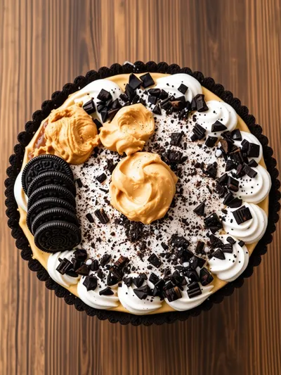 Oreo Peanut Butter Pie - ingredients preparation