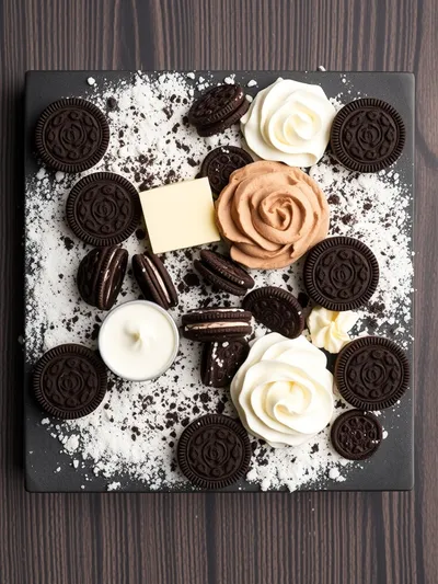Oreo Poke Cake - ingredients preparation