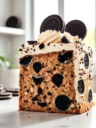 Oreo Poke Cake