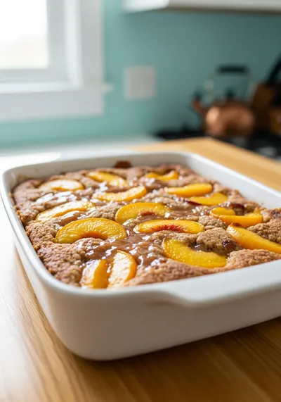 Peach Dump Cake: Easy Summer Dessert