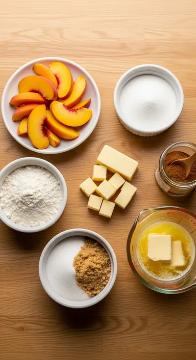 Peach Dump Cake: Easy Summer Dessert - cooking process