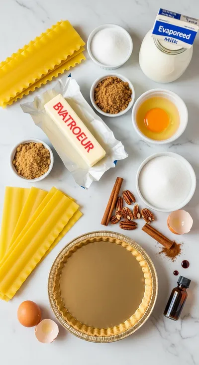 Pecan Pie Lasagna - cooking process
