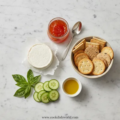 Pepper Jelly Goat Cheese Dip Recipe - cooking process