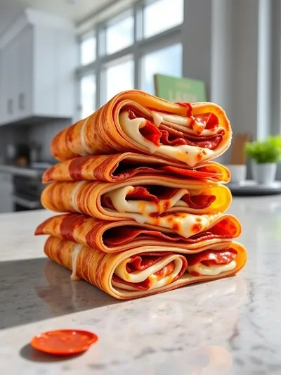 Easy Pepperoni Pizza Roll-Ups