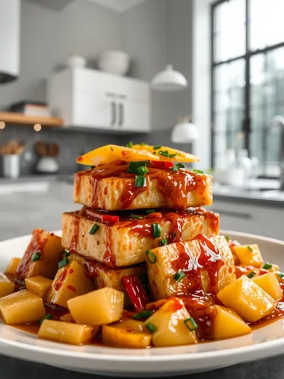 Pineapple Teriyaki Tofu – Sweet Savory Vegan Main