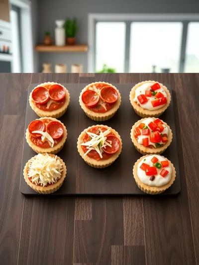 Pizza Cupcakes: Fun Kid‑Friendly Recipe - ingredients preparation