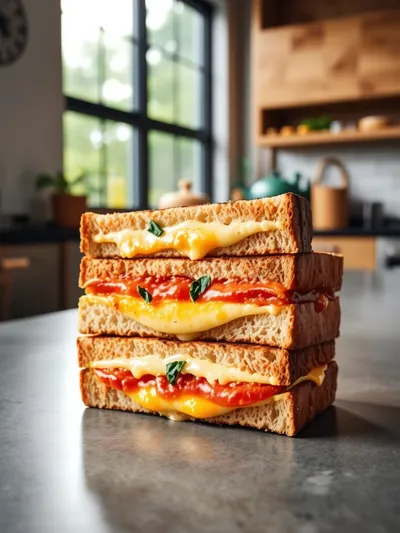 Pizza Grilled Cheese – Quick & Cheesy Delight
