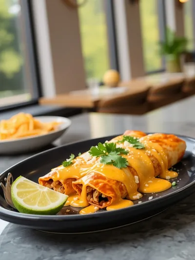Queso Chicken Enchiladas – Quick Weeknight Meal - ready to serve