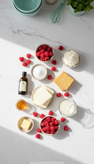 Raspberry Cheesecake in a Glass – Summer Party Dessert - cooking process