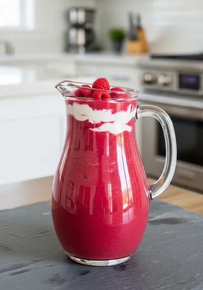 Raspberry Peach Smoothie – Easy, Quick, Healthy