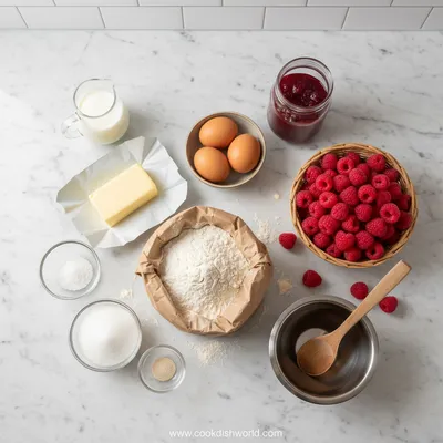 Raspberry Swirl Brioche Loaf - Easy Breakfast & Dessert - cooking process