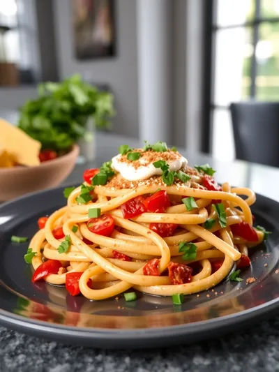 Rotel Pasta Fiesta Recipe - ready to serve