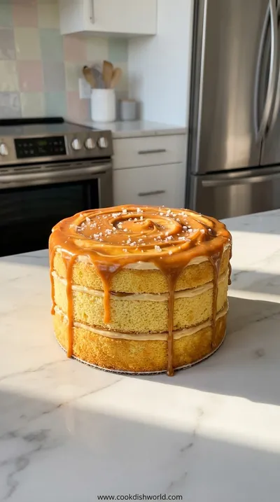 Salted Caramel Cake Recipe – Easy and Delicious
