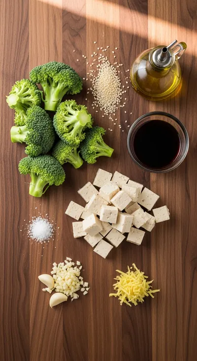 Sesame Tofu with Broccoli – Easy Healthy Main Dish - cooking process
