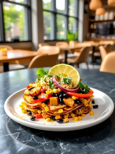 Sheet Pan Breakfast Burrito Bowl - ready to serve