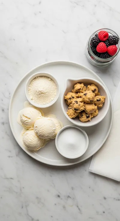 Easy Skinny Ice Cream Sandwiches - cooking process