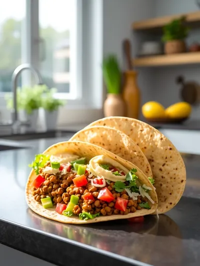 Slow Cooker Lentil Tacos