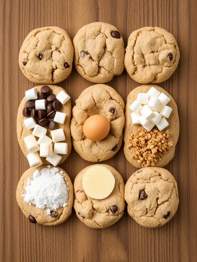 Smores Cookies: Easy Campfire-Inspired Dessert - ingredients preparation