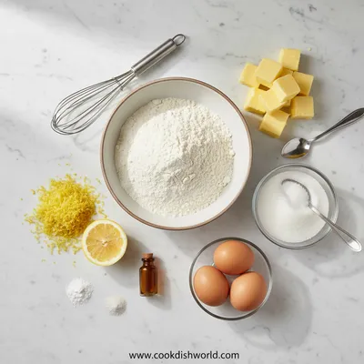 Soft & Chewy Lemon Cookies - cooking process