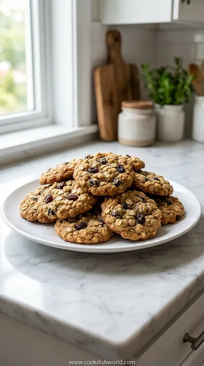 Soft Oatmeal Raisin Cookies