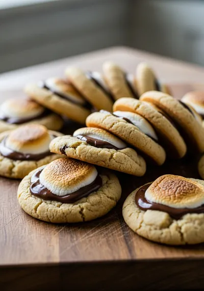 Soft Smores Cookies – Chewy Campfire Treats