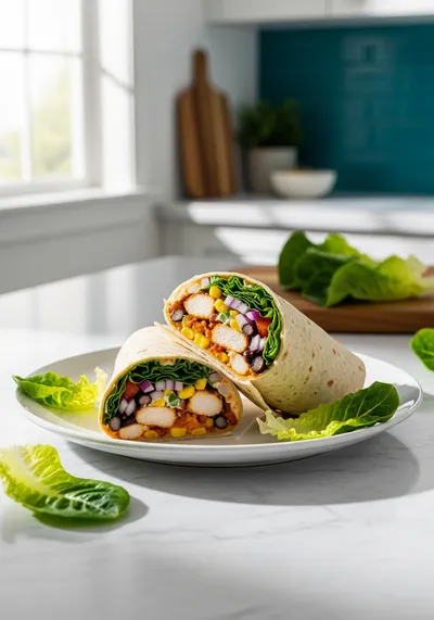 Southwest Chicken Wraps – Easy Healthy Lunch