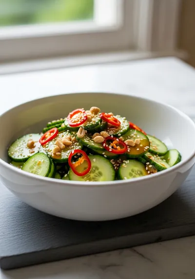 Spicy Asian Cucumber Salad – Quick & Fresh