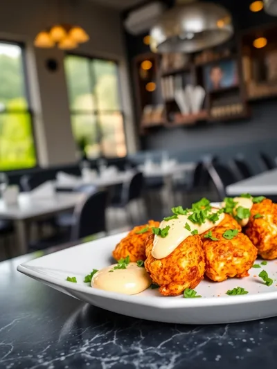 Spicy Popcorn Tofu Nuggets Recipe - ready to serve