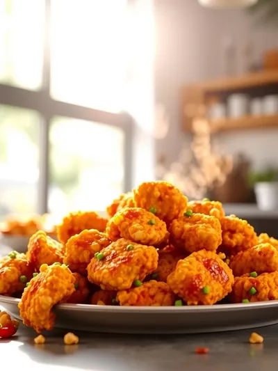 Spicy Popcorn Tofu Nuggets Recipe