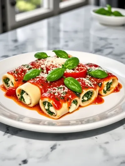 Spinach Ricotta Cannelloni – Easy Homemade Recipe - cooking process