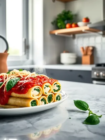 Spinach Ricotta Cannelloni – Easy Homemade Recipe