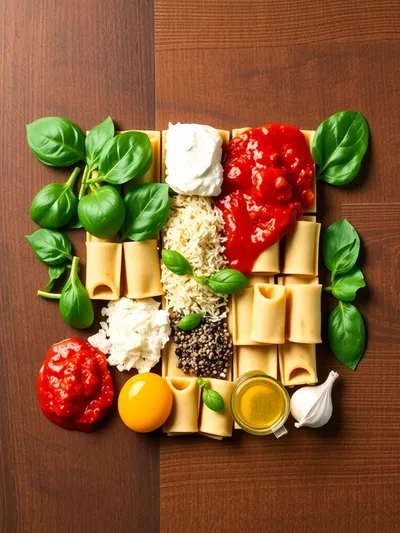 Spinach Ricotta Cannelloni – Easy Homemade Recipe - ingredients preparation