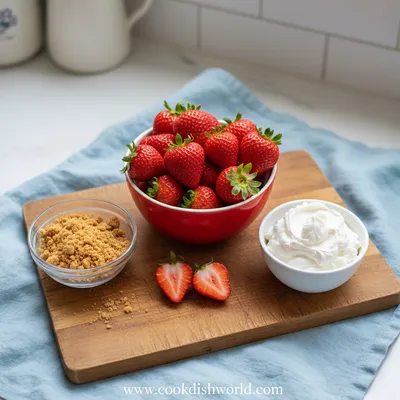 Strawberry Cloud Cake – 3‑Ingredient No‑Bake Recipe - cooking process