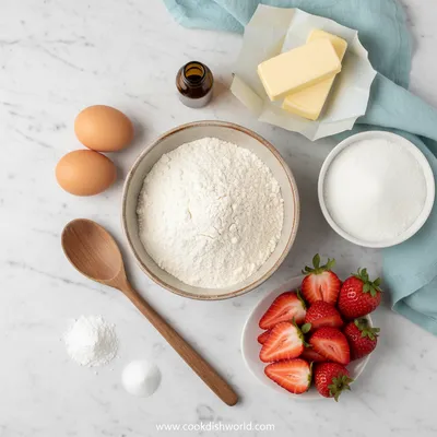 Strawberry Cookies – Quick & Easy Dessert - cooking process